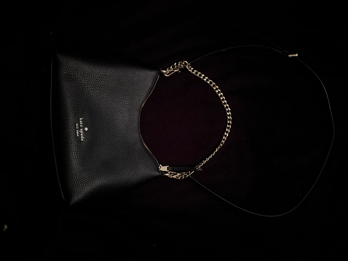 Kate Spade Black Leather Shoulder Bag & Wallet Set - photo 4