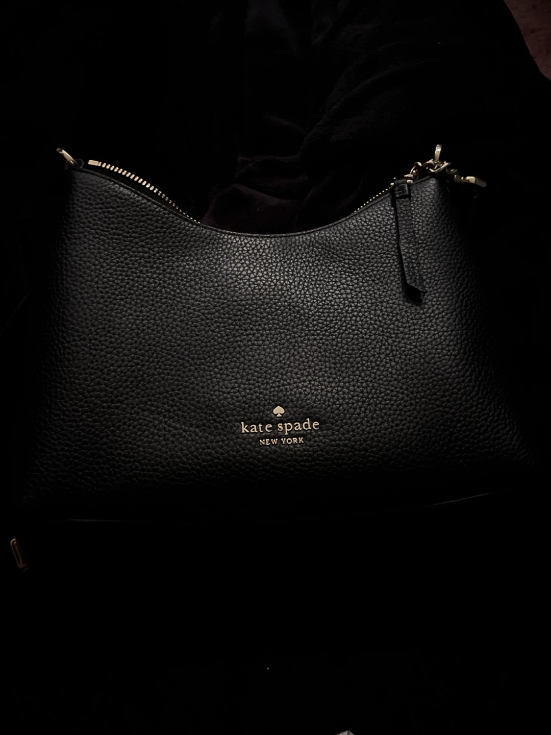Kate Spade Black Leather Shoulder Bag & Wallet Set - photo 5