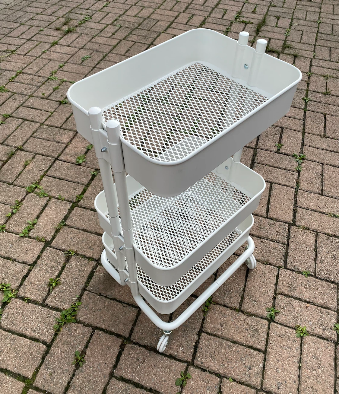 IKEA RSKOG rolling cart in white - like 🆕 - photo 2