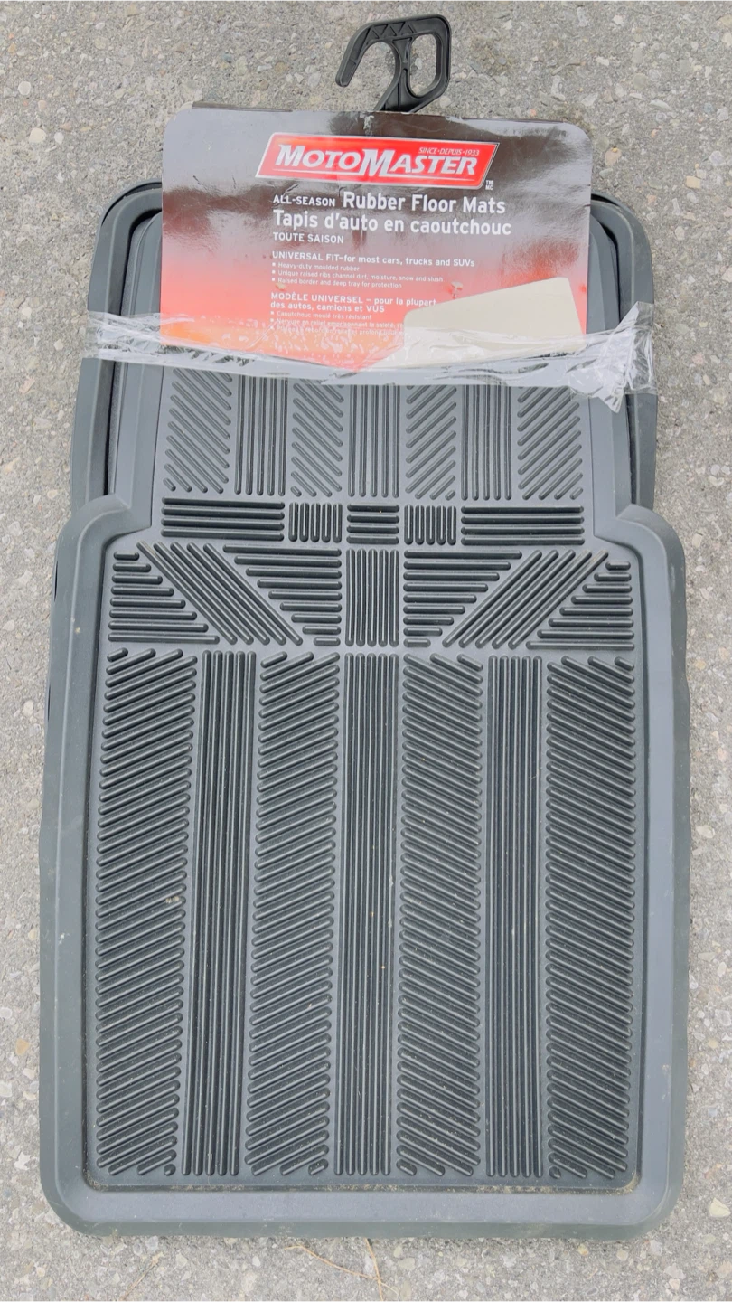 MotoMaster All-Season Rubber Floor Mats