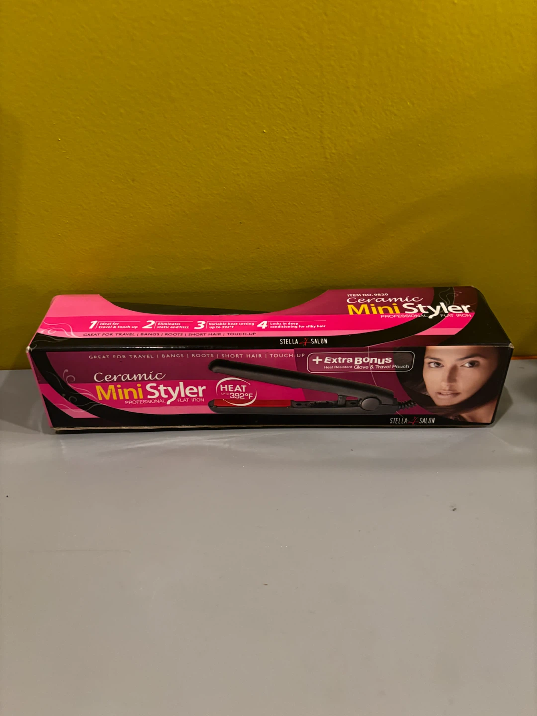 Stella 24 Salon Ceramic Mini Styler Flat Iron - photo 3