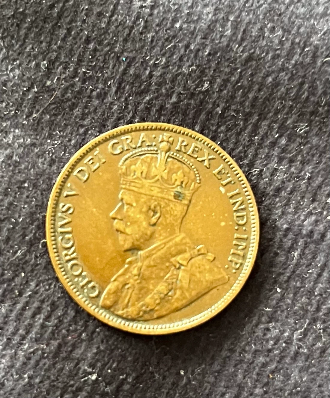 Canadian 1918 One Cent Coin - photo 4