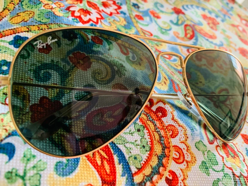 Ray-Ban Aviator Sunglasses Gold Frame - photo 2