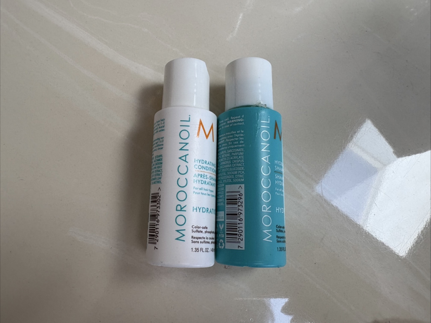 Moroccanoil Hydrating Shampoo and Conditioner Travel Size Duo