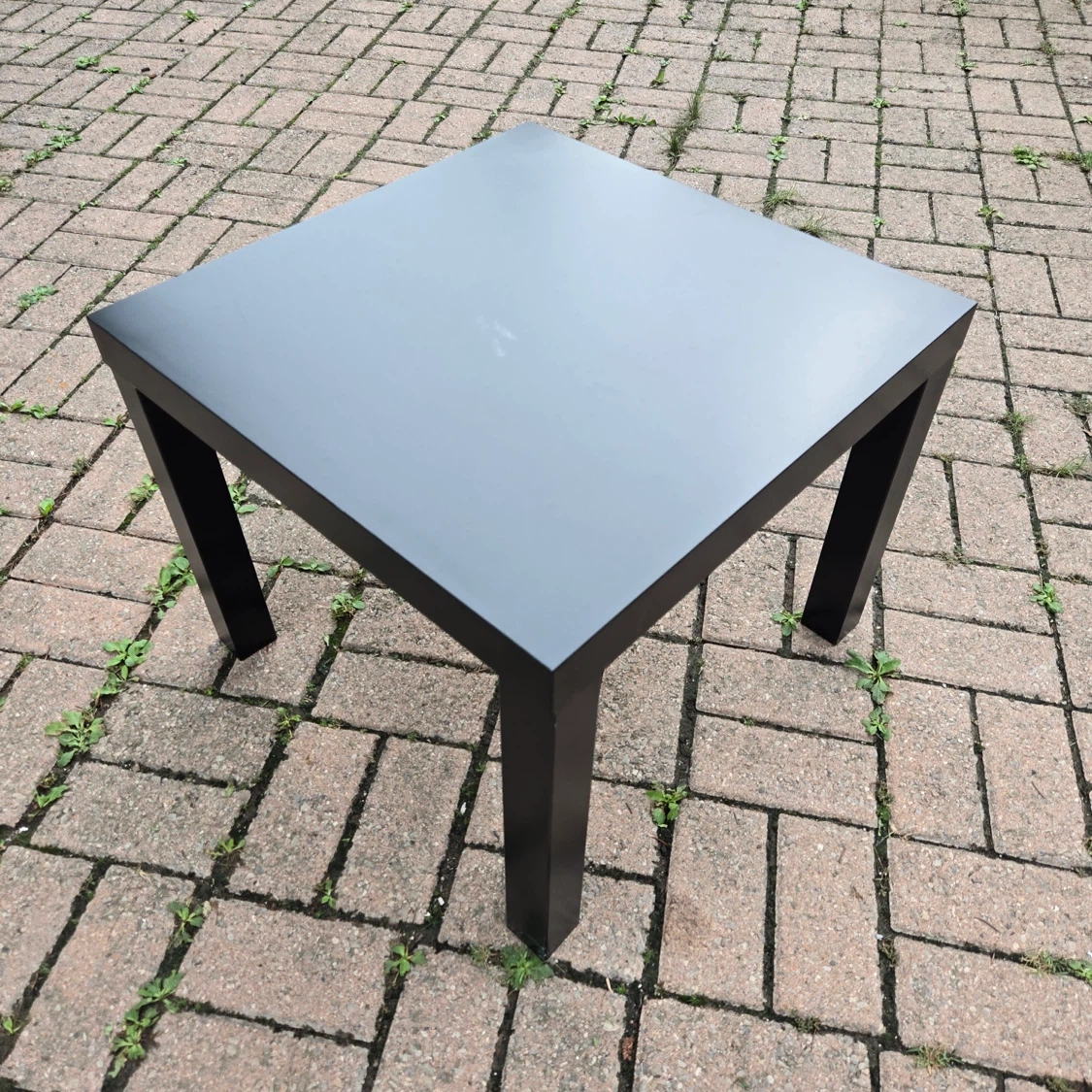 IKEA black side table - photo 3