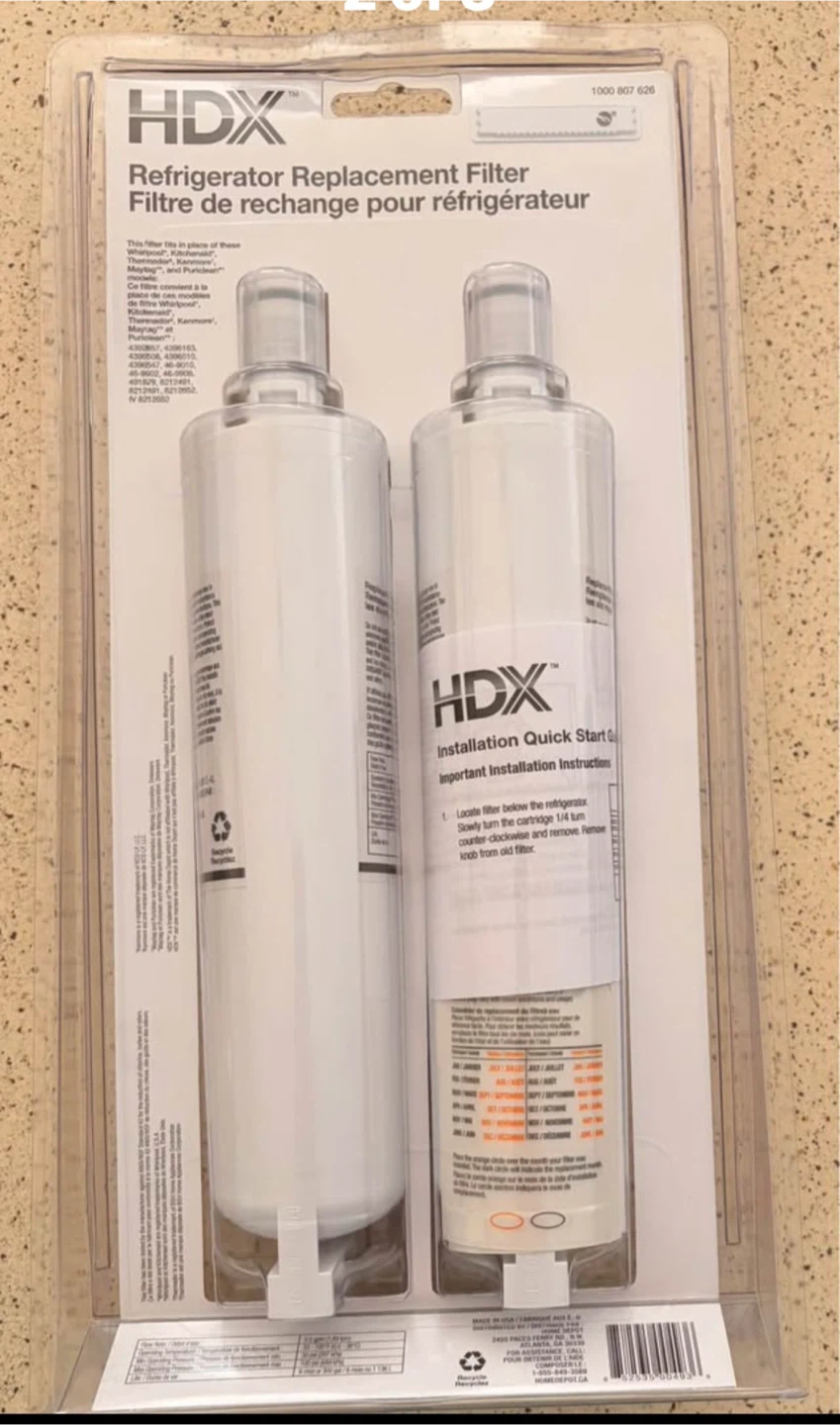 HDX FMW-2 Refrigerator Water Filter Replacement (2-Pack) - photo 2