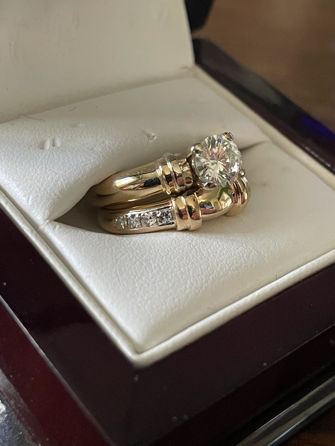 14k Diamond Ring set - photo 2