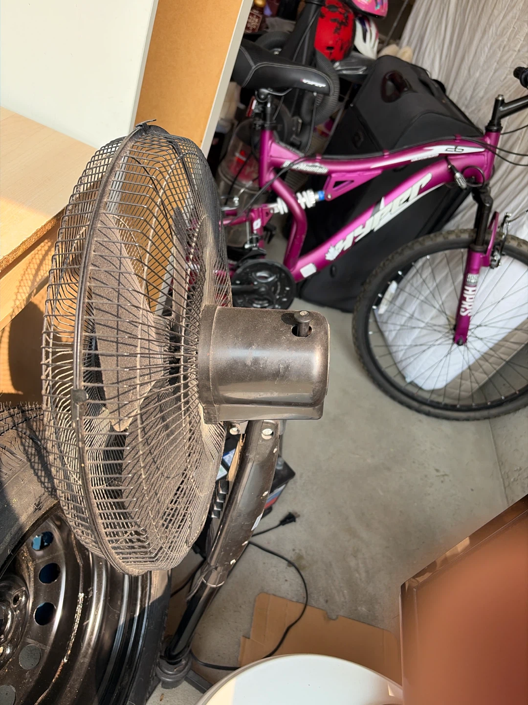 Black Pedestal Fan - photo 2