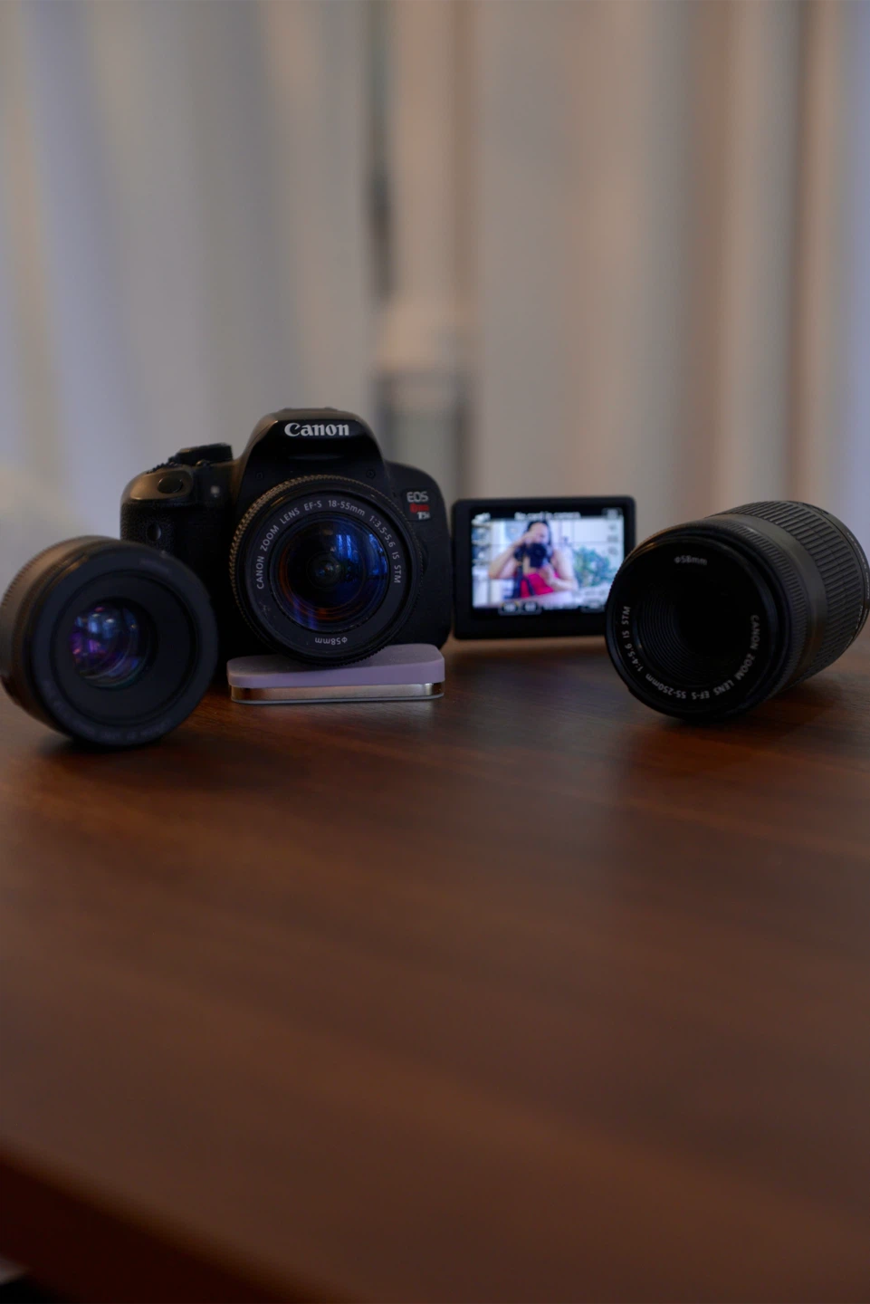 Canon EOS Rebel T5i DSLR Camera with 3 Canon Lenses - photo 2