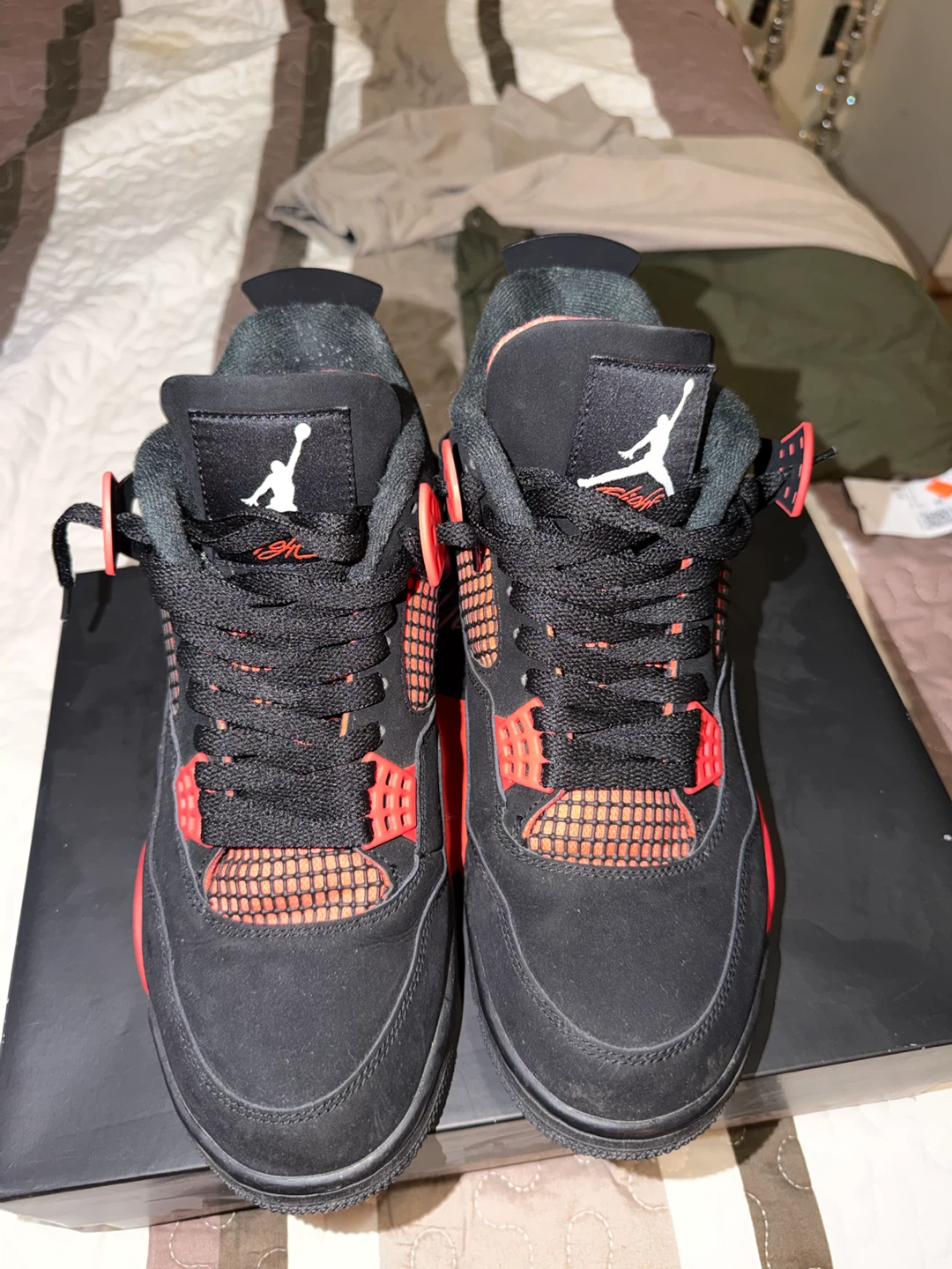 11M Thunder Red Jordan 4s (will negotiate)