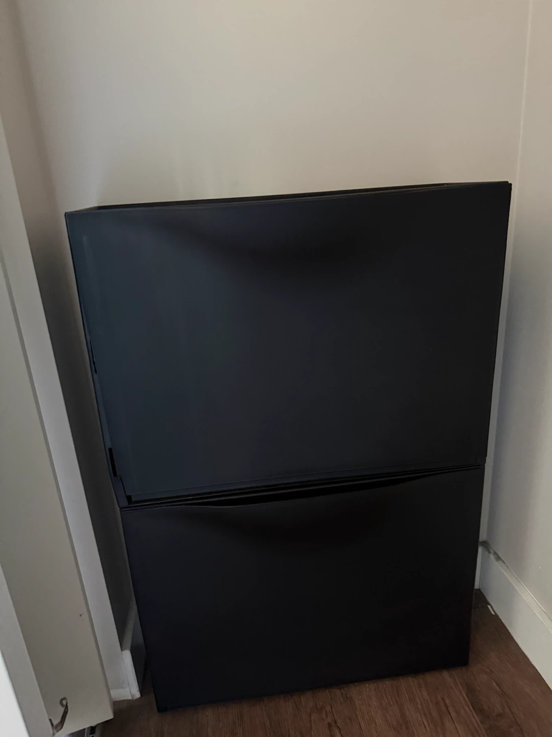 4 Black Shoe Rack Storage Units