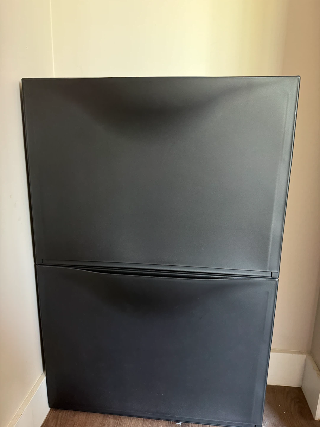 4 Black Shoe Rack Storage Units - photo 3
