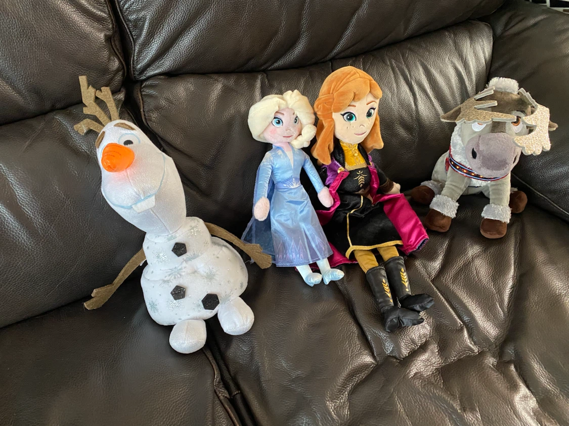 Disney Frozen Plush Toys - Olaf, Elsa, Anna & Sven