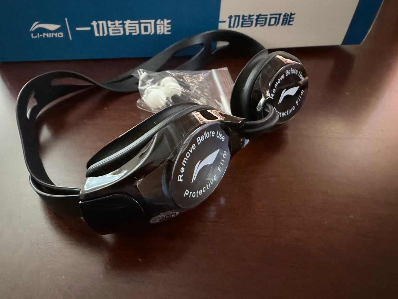 LI-NING Swim Goggles with Earplugs - photo 2
