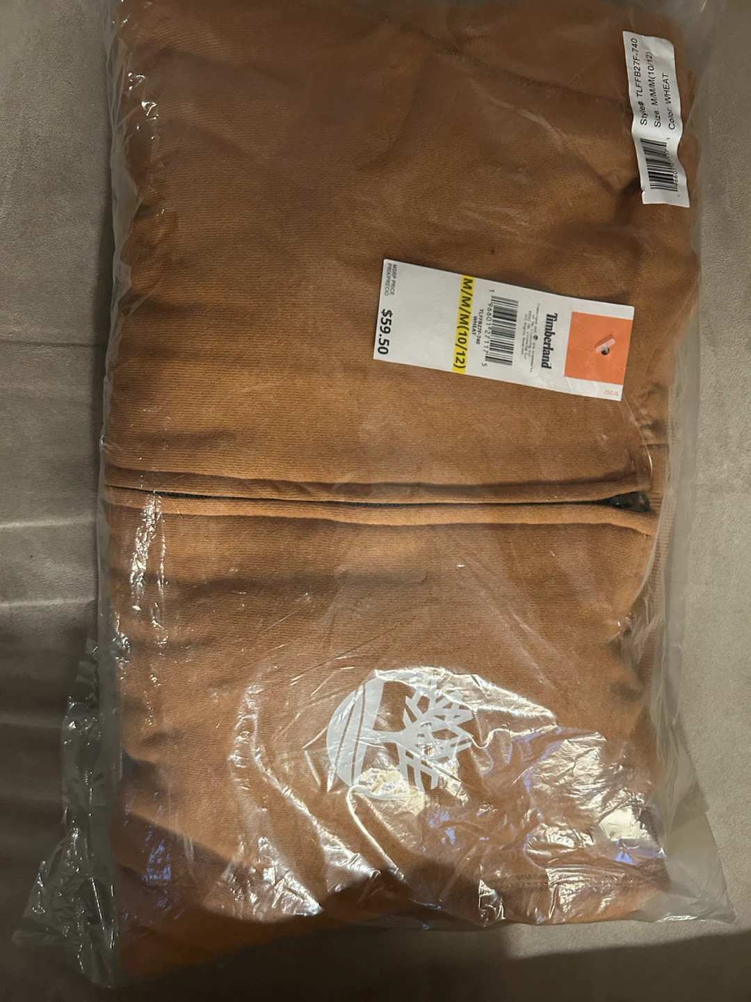 New Timberland Full Zip Hoodie - Youth Size M (10/12) - photo 4