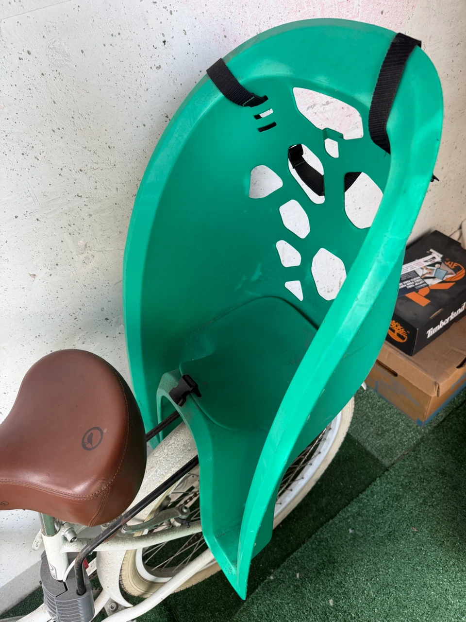 Everudaus bike with a Green Bicycle Child Seat - photo 4