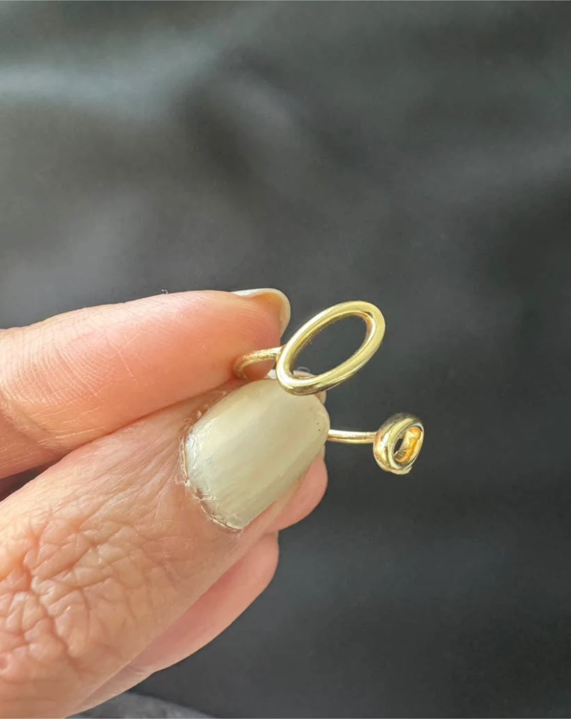 9 kt gold ring - photo 4