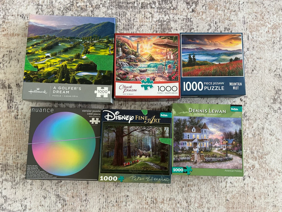 Bundle of 5 Jigsaw Puzzles