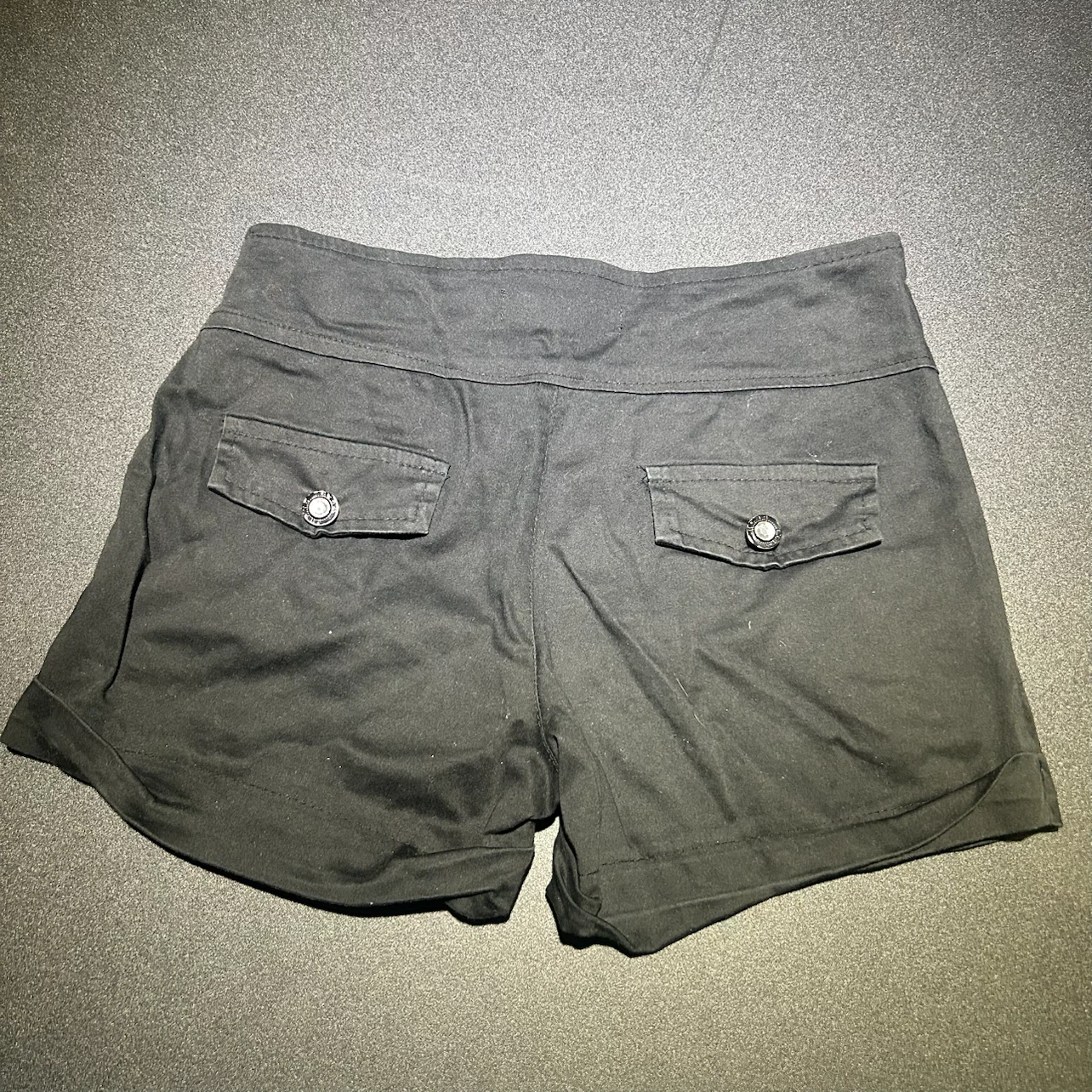 BCKO Black Button-Up Shorts - photo 2