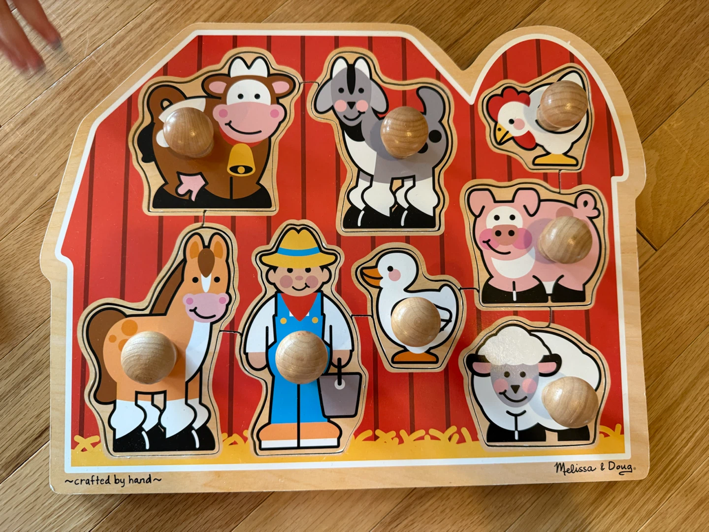Melissa & Doug Wooden Chunky Puzzles (Set of 3)