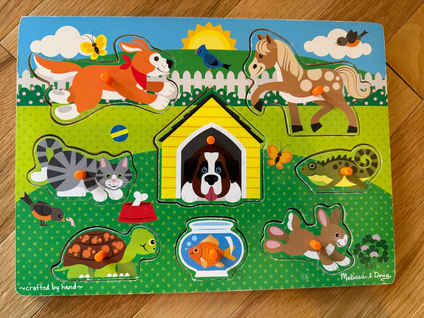 Melissa & Doug Wooden Chunky Puzzles (Set of 3) - photo 2