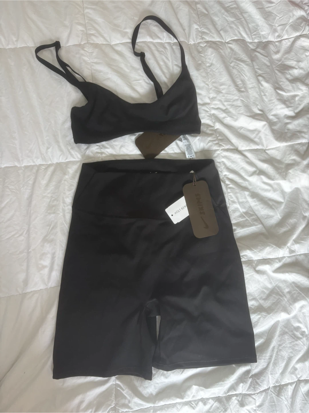 Nike x SKIMS Sports Bra and Bike Shorts Set
