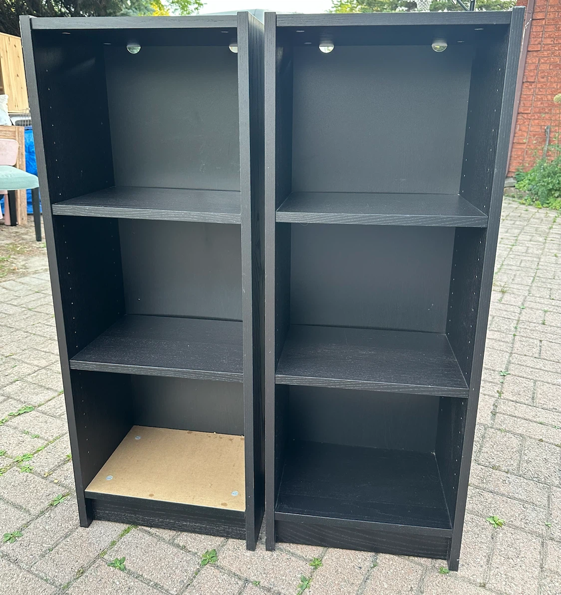 IKEA Black Bookshelves -  $50 for 2