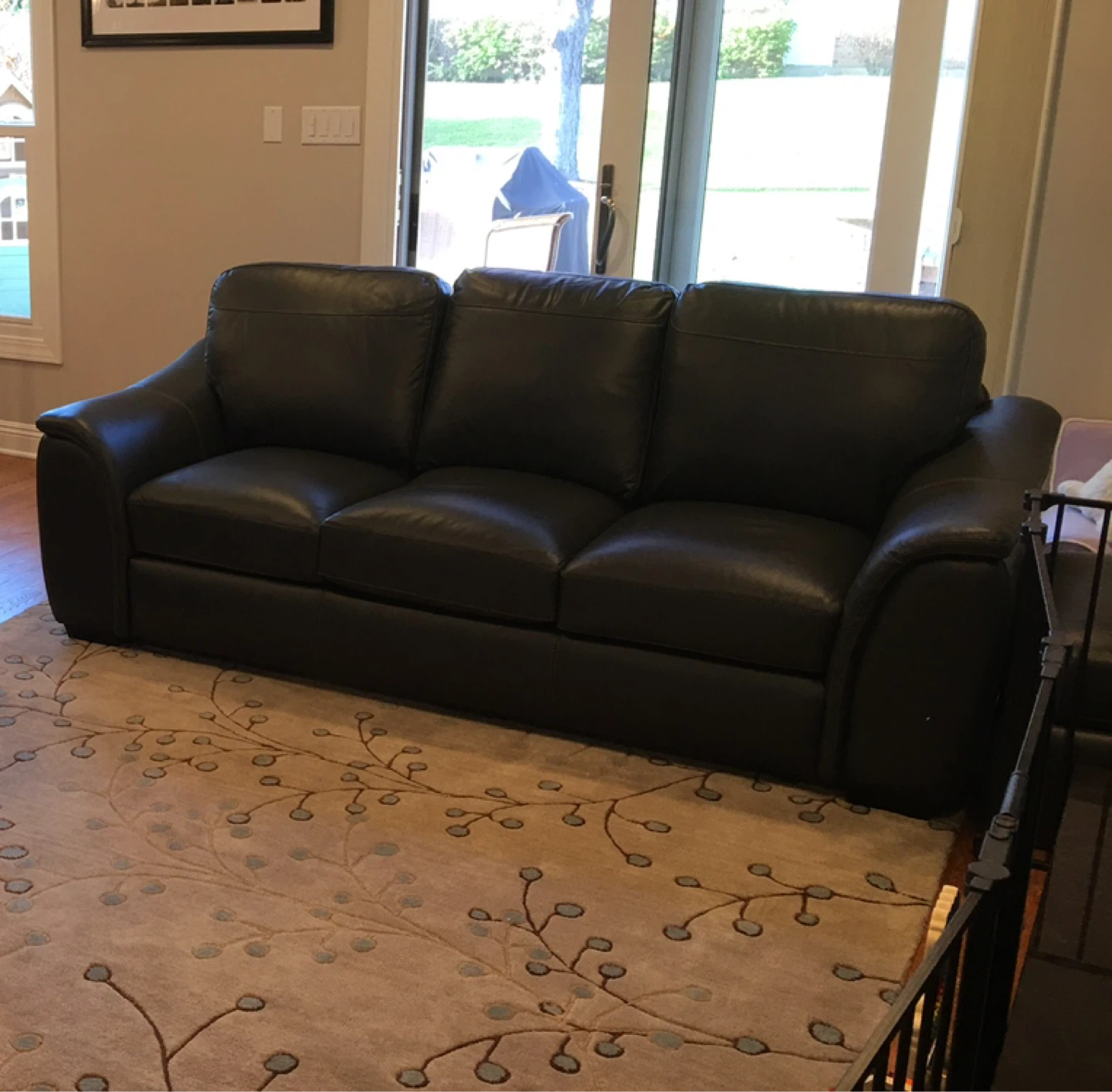 Rhapsody Top Grain Leather Sofa - photo 2