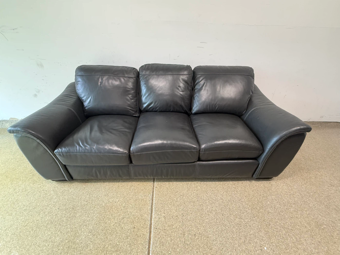 Rhapsody Top Grain Leather Sofa - photo 4