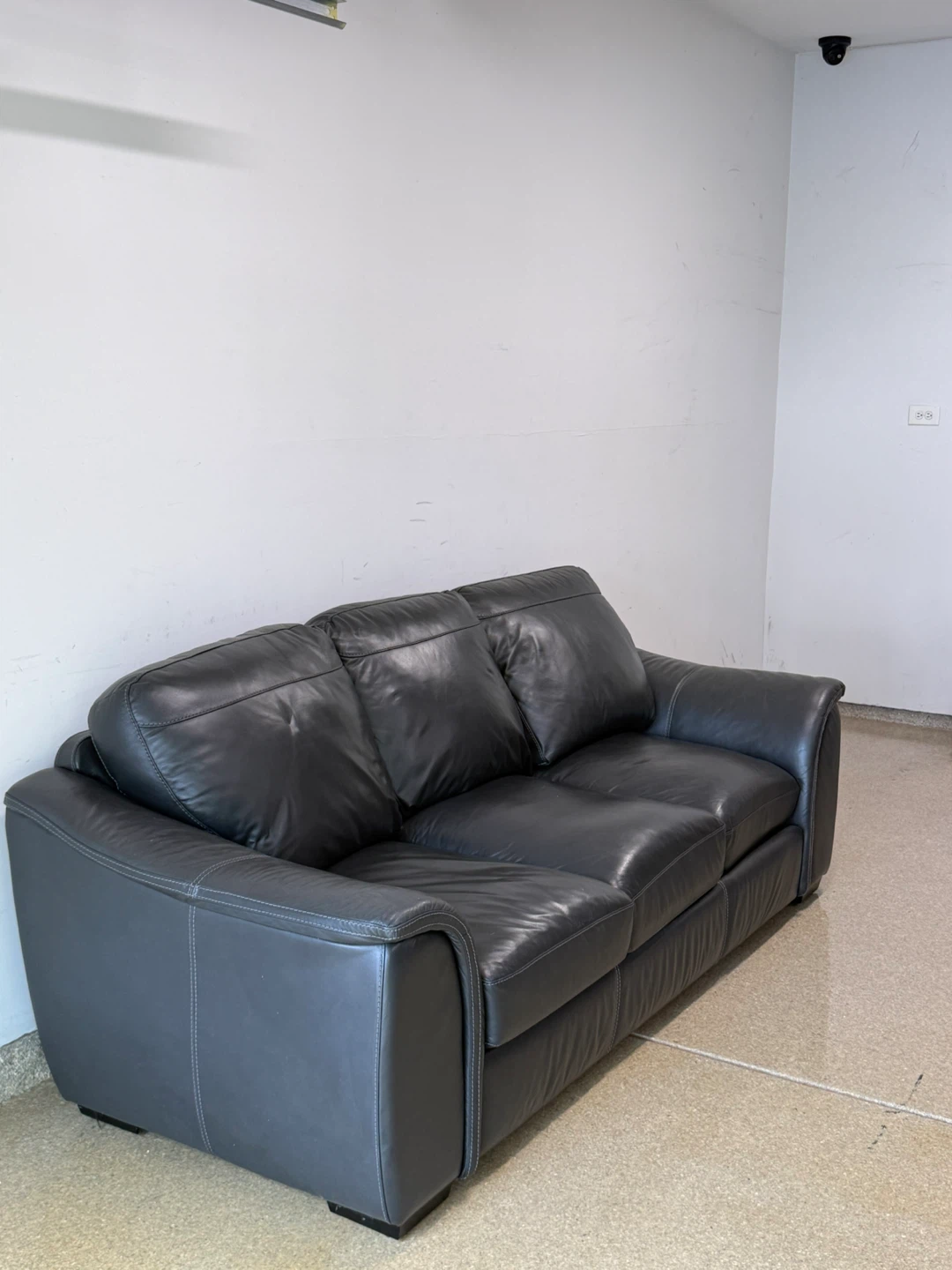 Rhapsody Top Grain Leather Sofa - photo 5
