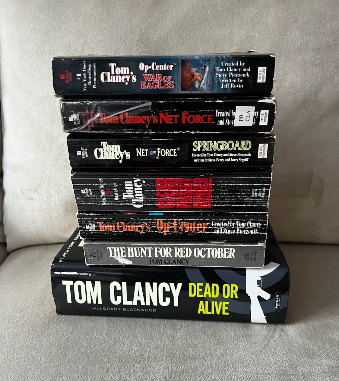 Tom Clancy Books - 7 Novel Collection