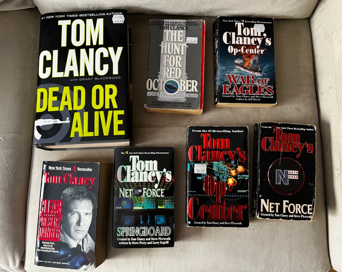 Tom Clancy Books - 7 Novel Collection - photo 2