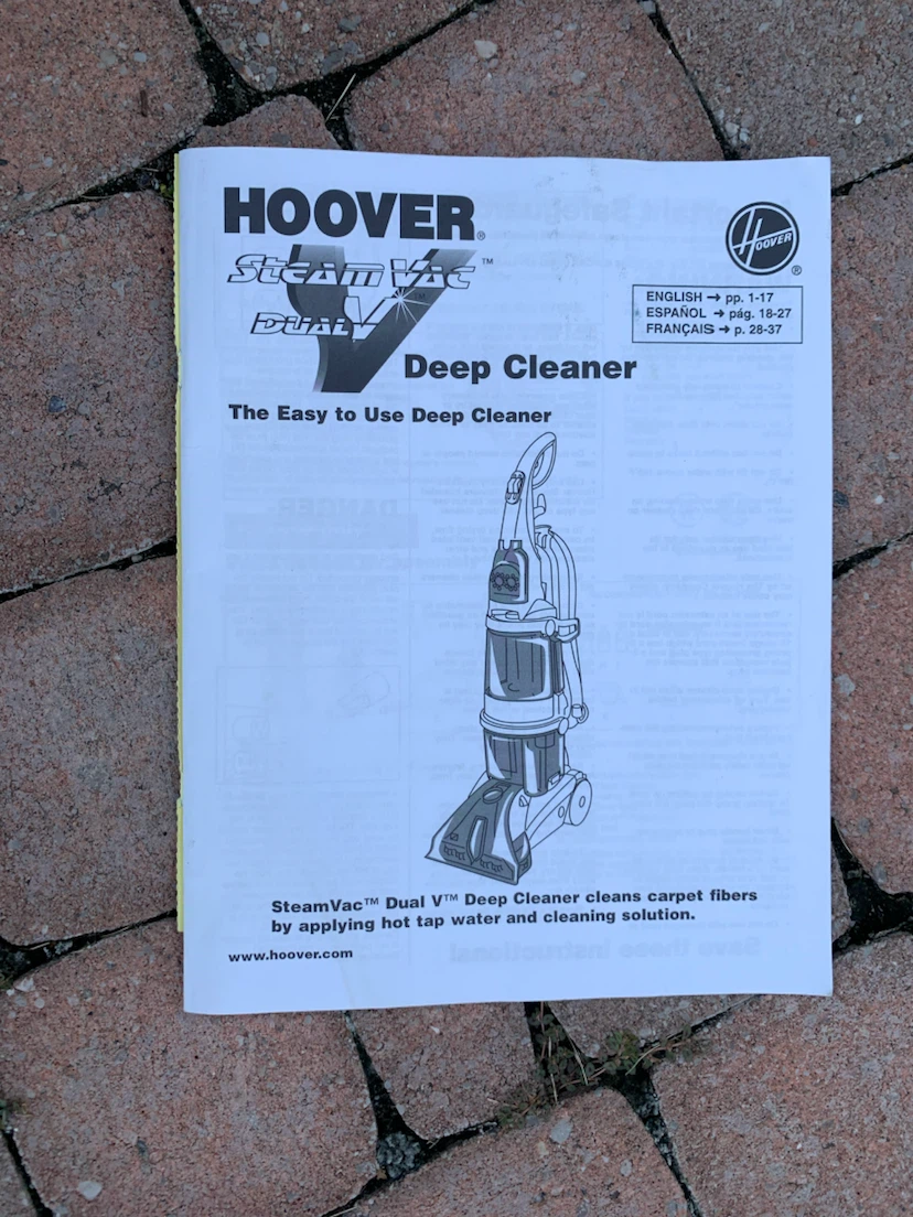 Hoover SteamVac Dual V Deep Cleaner - photo 2