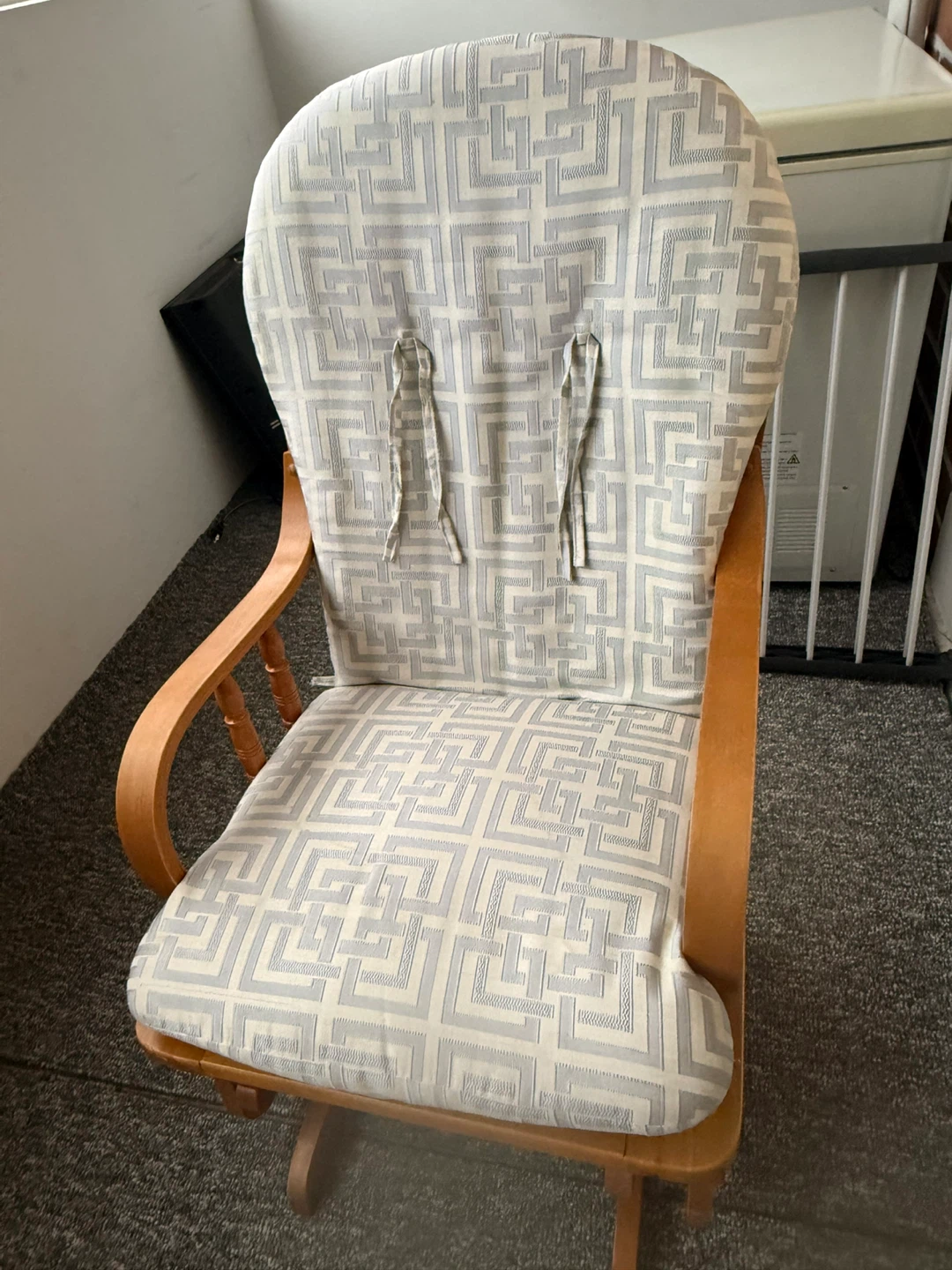Wooden Glider Rocking Chair - photo 2