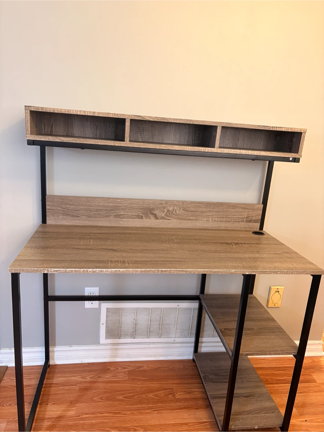 Computer Desk with Shelves