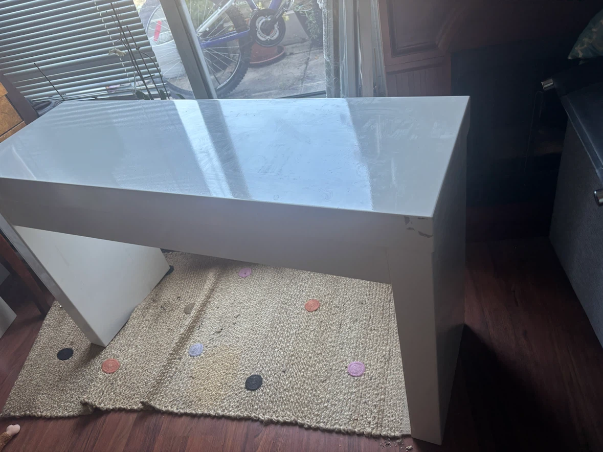 White Console Table - photo 2