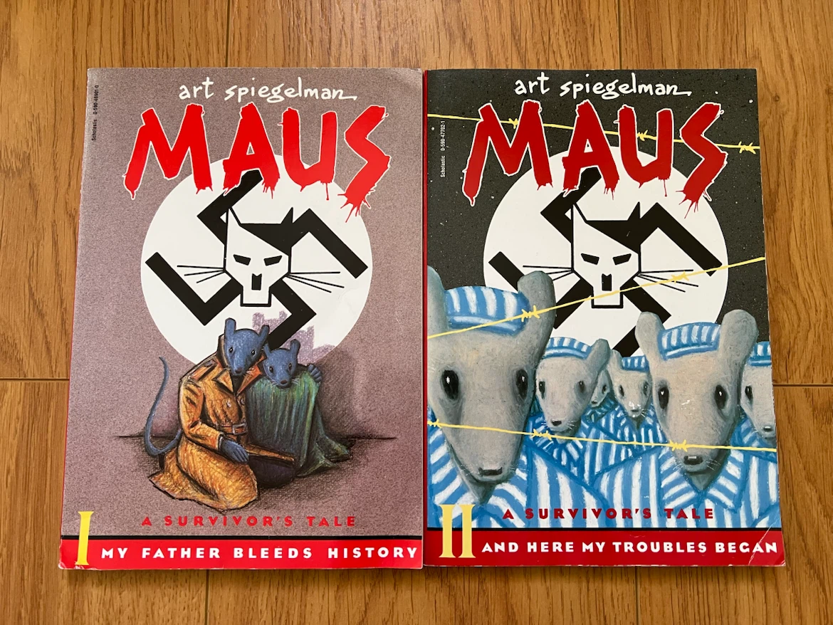 Art Spiegelman Maus Volume I & II Graphic Novels