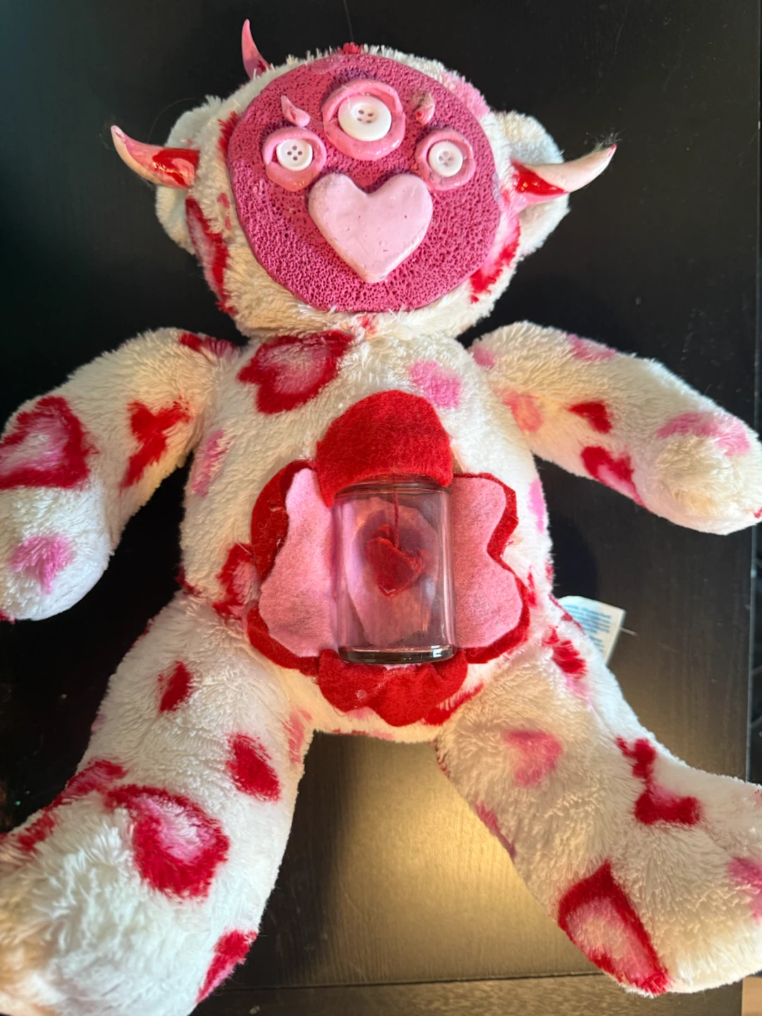 Handmade Stuffed Monster Toy
