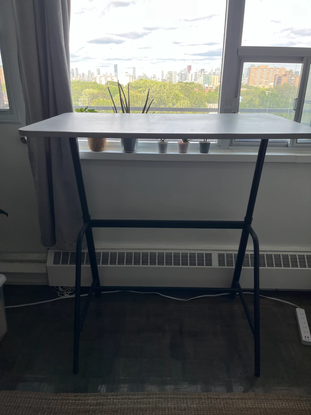 Adjustable (Stand/Sit) Desk with Stool - photo 4