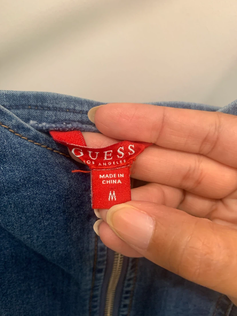 💙 Guess Denim Dress with Zipper - Size Medium 💙 - photo 3