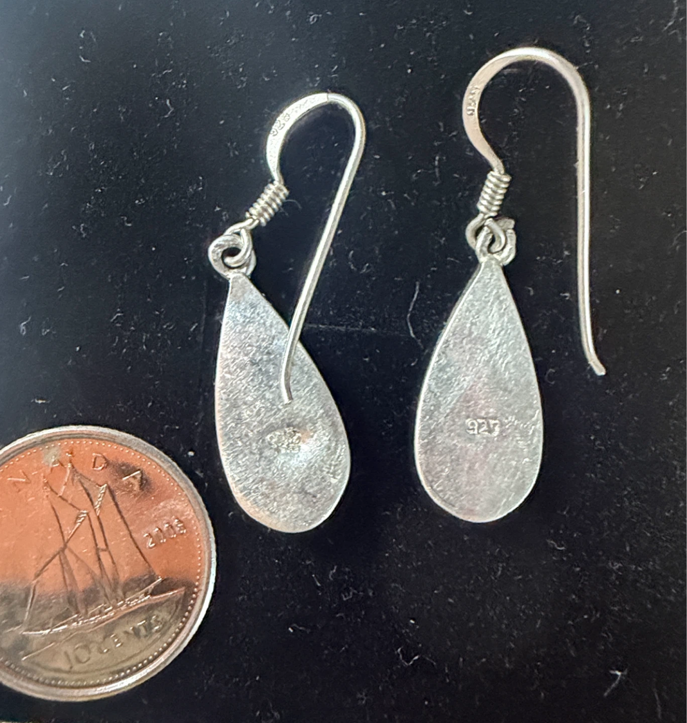 Sterling Silver Trishe Mother Of Pearl Teardrop Earrings - photo 2