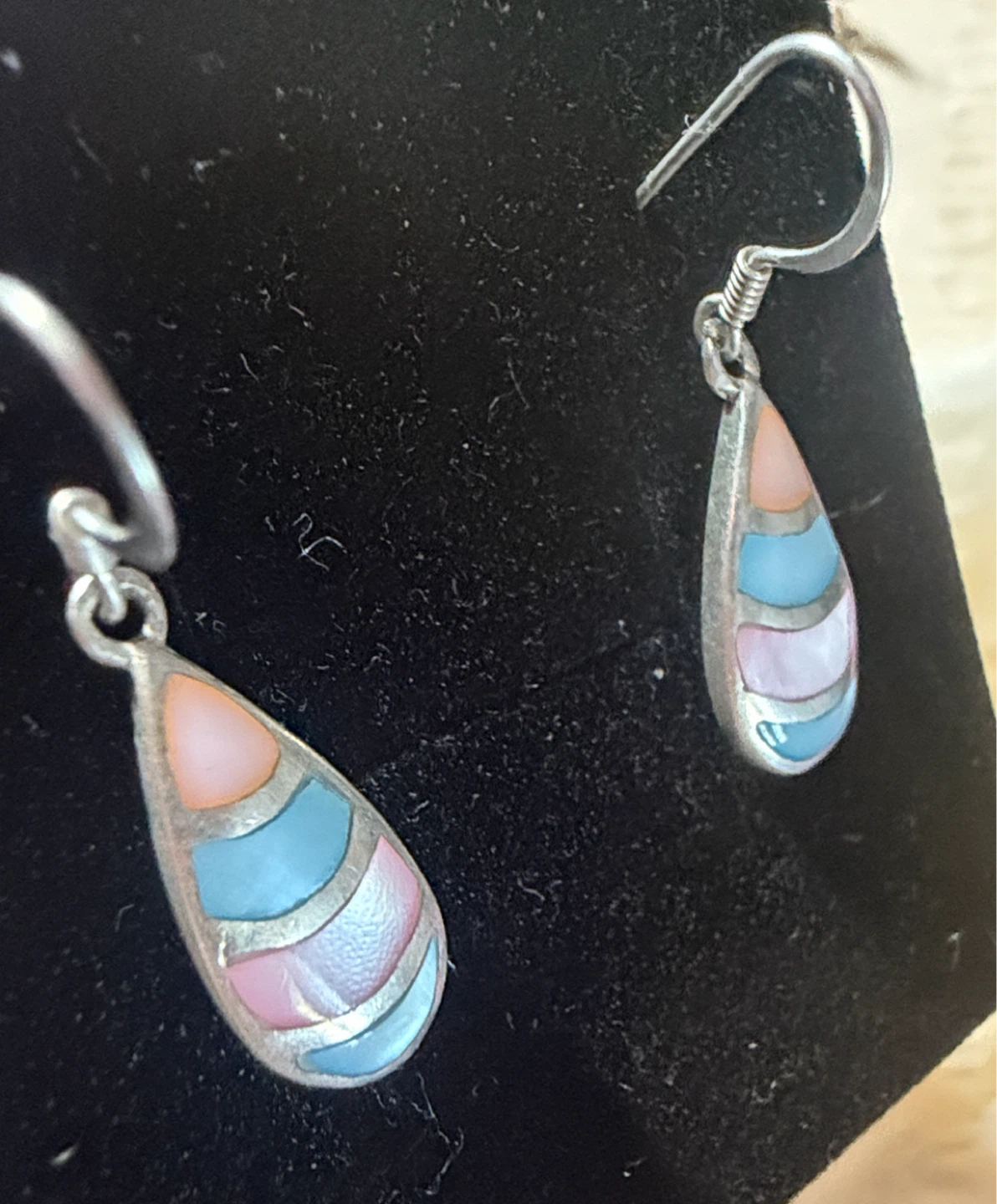 Sterling Silver Trishe Mother Of Pearl Teardrop Earrings - photo 4