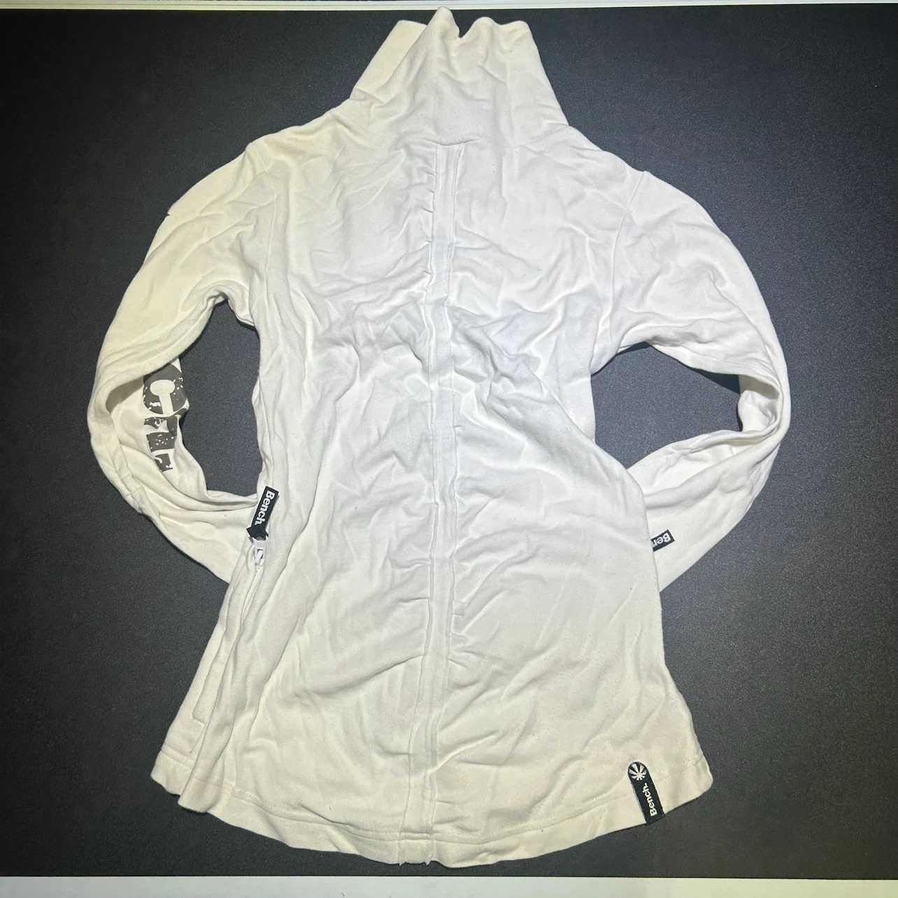 Bench. White Long Sleeve Zip-Up Top - photo 2