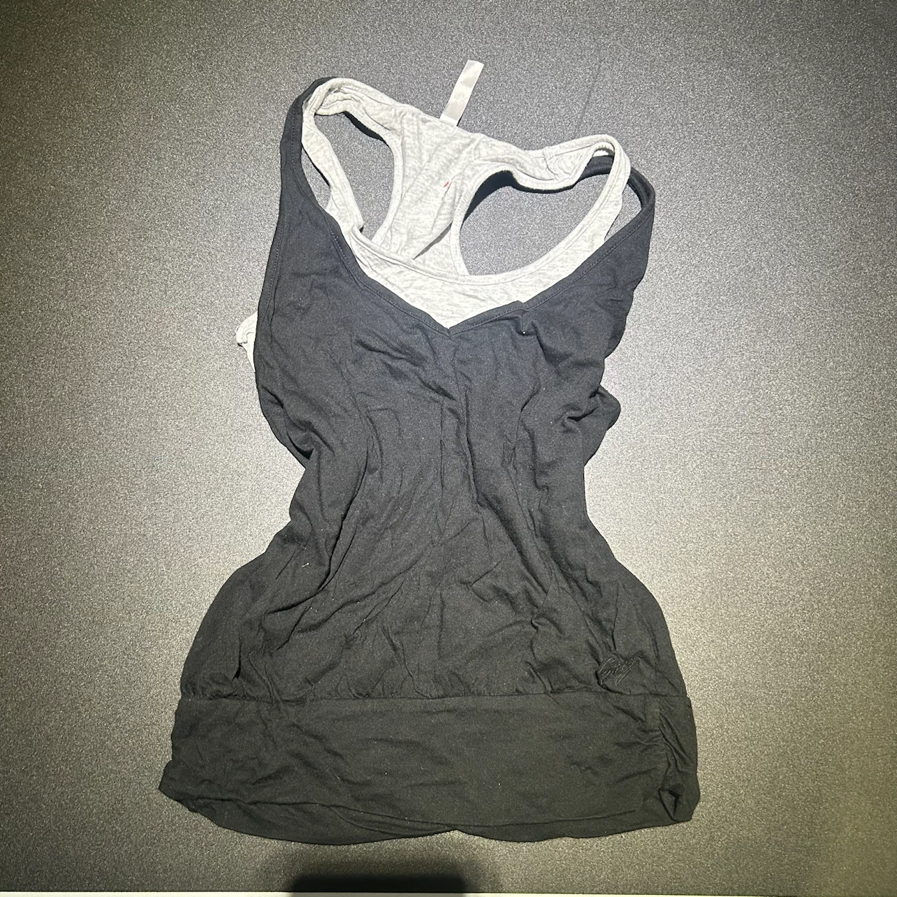 Garage Tank Top - Black & Grey