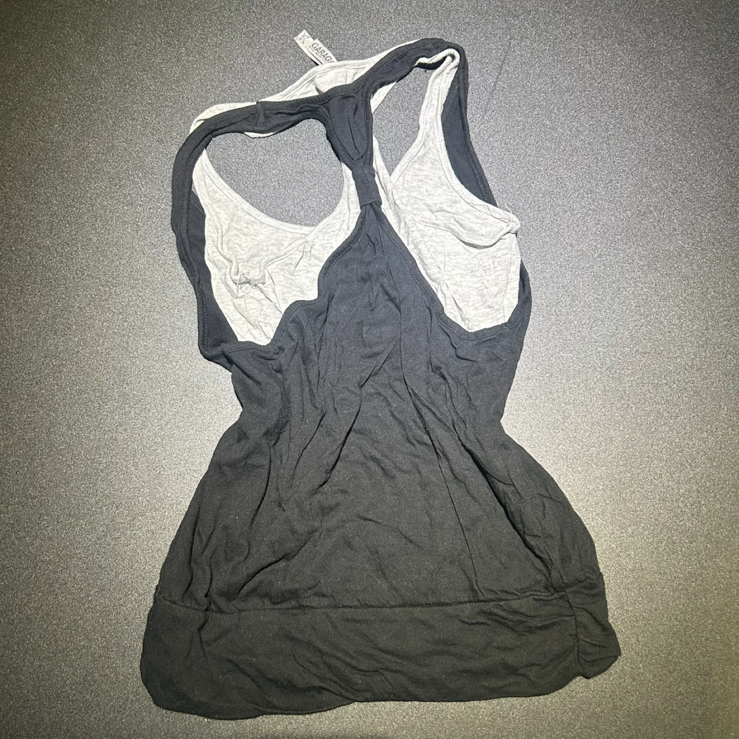 Garage Tank Top - Black & Grey - photo 2