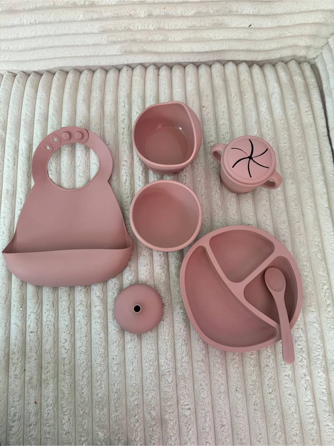 Bebe Store Silicone Baby Feeding Set