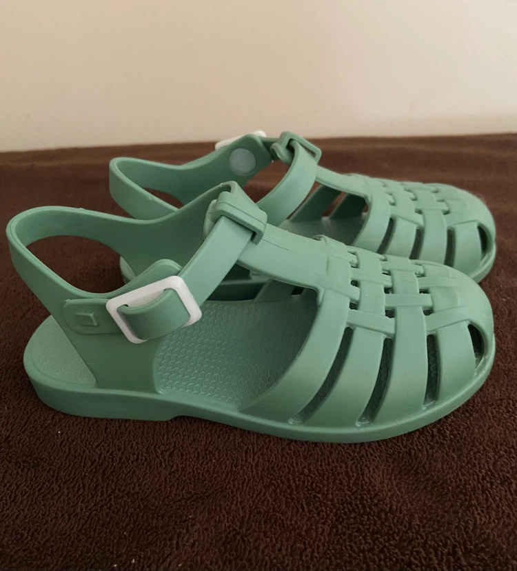 Tiny Cottons Jelly Sandals - Green