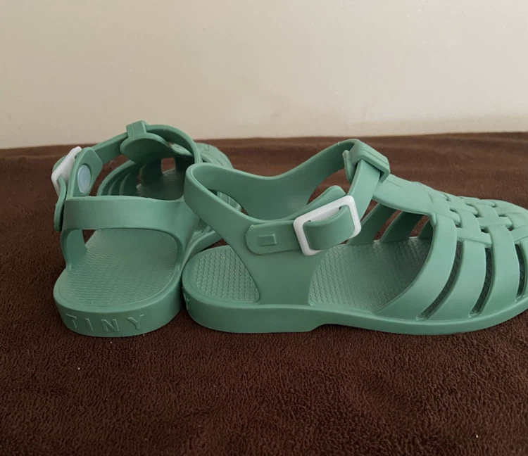 Tiny Cottons Jelly Sandals - Green - photo 2