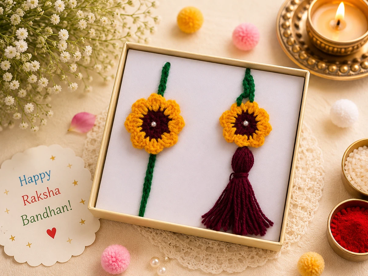 Bhaiya Bhabhi Rakhi / Special Handmade - photo 2