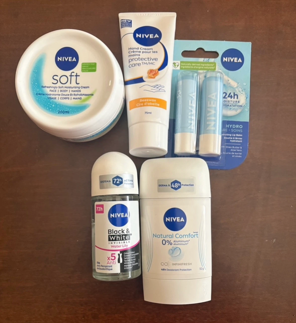 Nivea Products (All new) (All for Free)